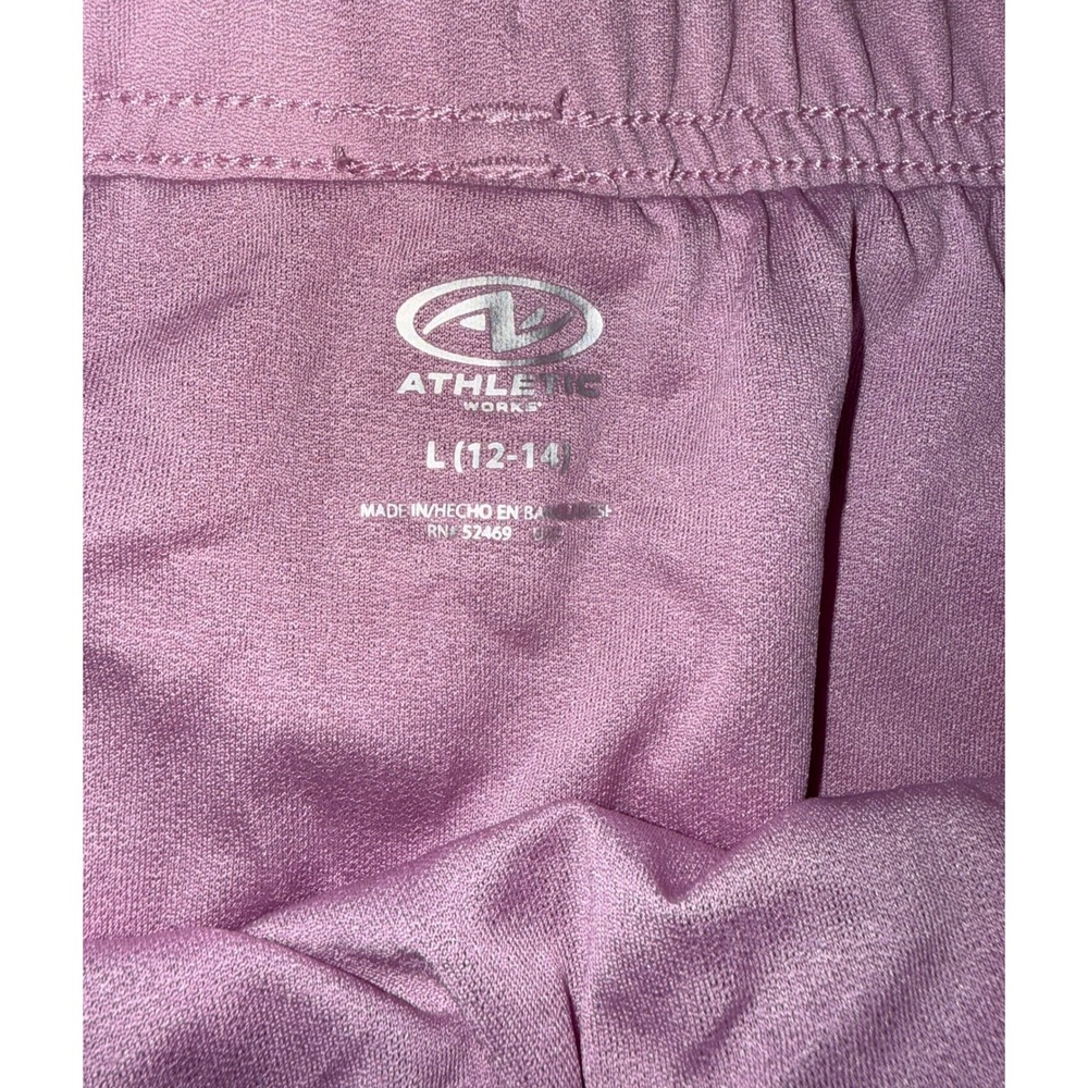 Athletic Works Running Shorts Women Large Pink Gray 3 Pack Activewear Gym - Picture 3 of 16